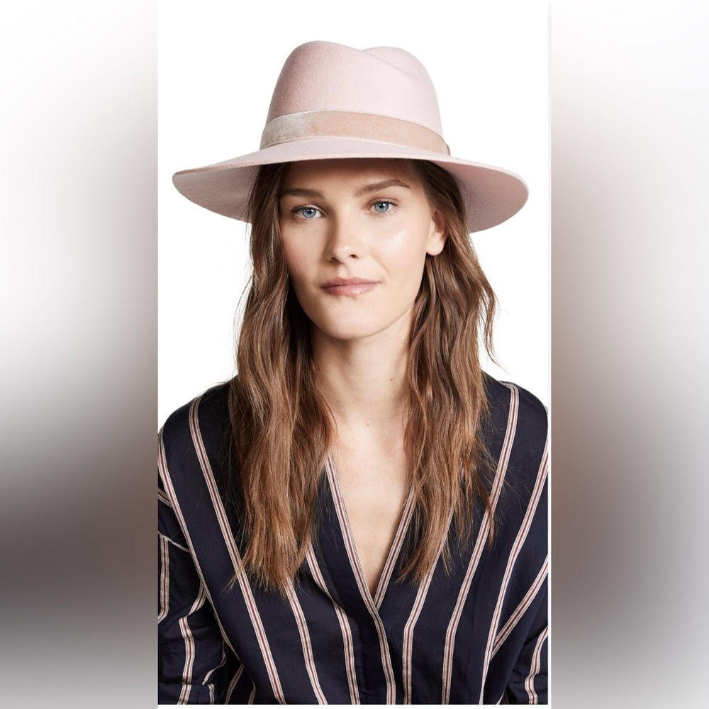 Rag and Bone Zoe Fedora Light Pink Size Small
